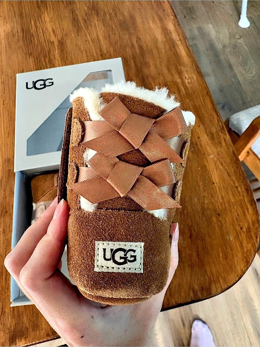 UGG Jesse Bow II Brown Baby Boots